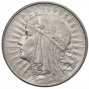 II RP - 5 złotych 1933 - Głowa kobiety