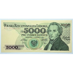 5000 złotych 1982 - seria CL