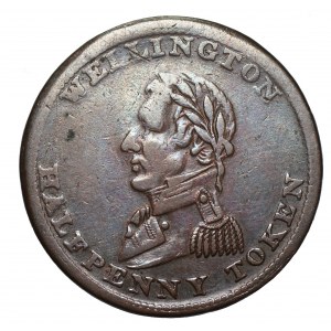 KANADA - żeton half penny 1814