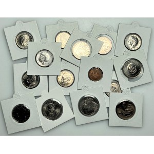 PRL - 15 sztuk monet w holderach (1949-1984) - mennicze
