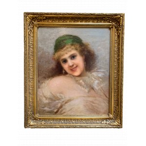 Malarz nieznany, Portret kobiety (XIX w.)