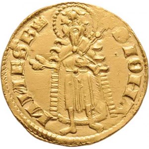 Uhry, Ludvík I., 1342 - 1382, Dukát b.l. (1342-1353), Buda-Lorandus, zn.korunka,