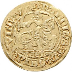 Nizozemí - Gelderland, Karol van Egmont, 1492 - 1538, Gulden b.l. - rytíř na koni zprava, opi