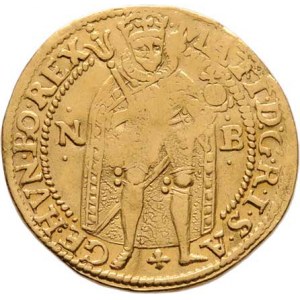Matyáš II., 1612 - 1619, Dukát 1619 NB, Nagybanya, Husz.1089, Fr.88, 3.412g,