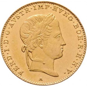 Ferdinand V., 1835 - 1848, Dukát 1838 A, Vídeň, 3.484g, nep.hr., nep.rysky,