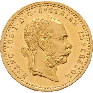 František Josef I., 1848 - 1916, Dukát 1878, 3.490g, velké hrany, rysky