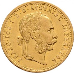 František Josef I., 1848 - 1916, Dukát 1910, 3.478g, nep.hr., nep.rysky, pěkná patina