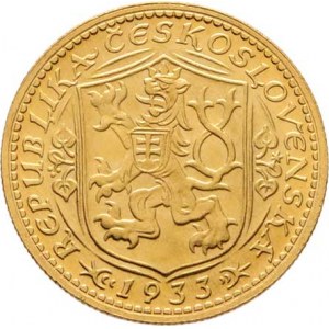 Československo, období 1918 - 1939, Dukát 1933 (raženo 57.597 ks), 3.492g