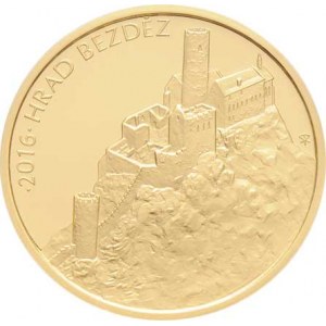 Česká republika, 1993 -, 5000 Koruna 2016 - Hrad Bezděz (Au999, 15.55g,
