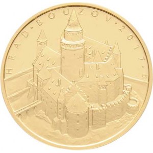 Česká republika, 1993 -, 5000 Koruna 2017 - Hrad Bouzov (Au999, 15.55g,