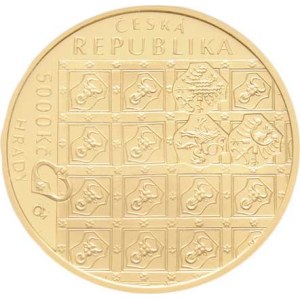 Česká republika, 1993 -, 5000 Koruna 2017 - Hrad Pernštejn (Au999, 15.55g,