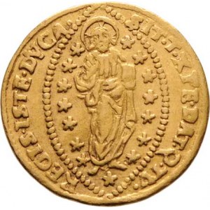 Itálie-Benátky, Leonardo Donato, 1606 - 1612, Dukát (zecchino) b.l., Fr.1278, Mey.590, 3.428g