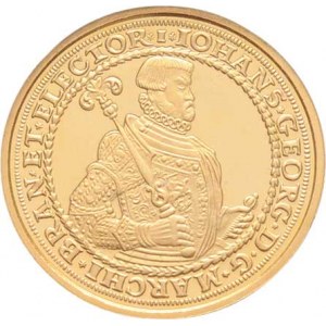 Německo, BRD, zmenšené novoražby vzácných mincí, Brandenburg - 10 Dukát b.l./2004 (Au900(?),