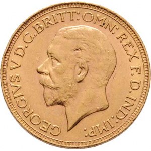 Jižní Afrika, George V., 1910 - 1936, Libra 1931 SA, Pretoria, KM.A22 (Au917), 7.972g,