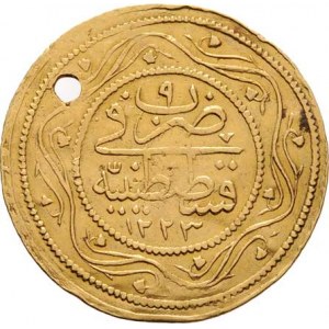 Turecko, Muhammad II., 1808 - 1839, 2 Rumi Altin, AH.1223, rok 9 (= 1816), KM.617,