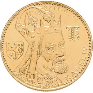 Česká republika a Slovenská republika, 1-dukát. medaile 2016 - 700 let narození Karla IV. -