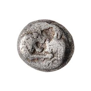 Lydia, Kroisos, 560 - 546 př.Kr., AR 1/12 Statéru, Hlavy lva a býka proti sobě / dva