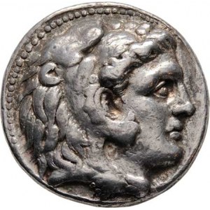 Makedonie, Alexandr III., 336 - 323 př.Kr., AR Tetradrachma, zn.K-L (Makedonie), hlava Hera