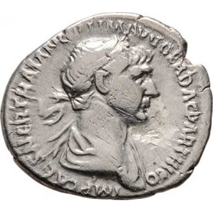 Traianus, 98 - 117, AR Denár, Rv:P.M.TR.P.COS.VI.P.P.SPQR.PROVID.,