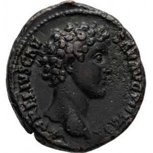 Marcus Aurelius, jako césar, 139 - 161, AE As, Rv:PIETAS.AVG.S.C., bohoslužebné náčiní,