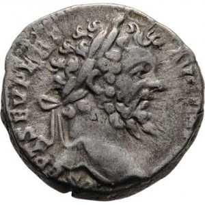 Septimius Severus, 193 - 211, AE Denár, Rv:MVNIFICENTIA.AVG., slon kráčející