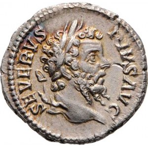 Septimius Severus, 193 - 211, AR Denár, Rv:P.M.TR.P.XVII.COS.III.P.P., Jupiter