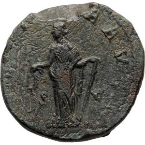 Gordianus III., 238 - 244, AE Sestercius, Rv:LAETITIA.AVG.N.S.C., stojící