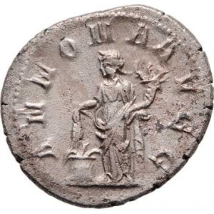 Philippus I., 244 - 249, AR Antoninianus, Rv:ANNONA.AVGG., stojící Annona,