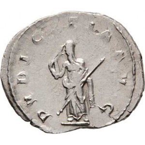 Herennia Etruscilla - manželka Traiana Decia, AR Antoninianus, Rv:PVDICITIA.AVG., stoj.Pudi