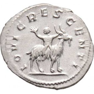 Valerianus II. - jako césar, 253 - 255, Bil.antoninianus, Rv:IOVI.CRESCENTI., malý Jupiter