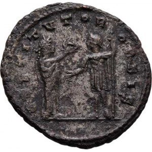 Aurelianus, 270 - 275, AE Antoninianus, Rv:RESTITVTOR.ORBIS., Victoria