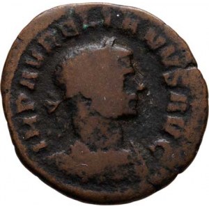 Aurelianus, 270 - 275, AE As, Rv:CONCORDIA.AVG., stojící císař, císařovna