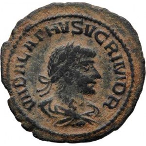 Aurelianus a Vabalathus, 270 - 271, AE Antoninianus, IMP.C.AVRELIANVS.AVG. hlava zprava