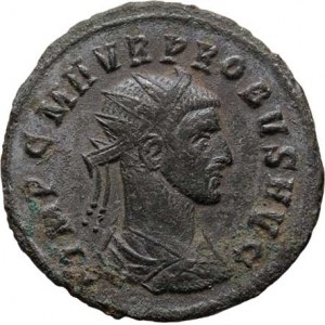 Probus, 276 - 282, AE Antoninianus, Rv:CLEMENTIA.TEMP., stojící císař