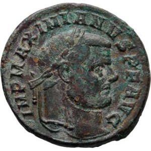 Maximianus Herculius, I.období vlády, 286 - 305, AE Follis, Rv:GENIO.POPVLI.ROMANI., RIC.6.