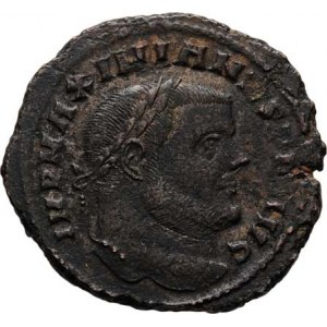 Maximianus Herculius, I.období vlády, 286 - 305, AE Follis, Rv:SALVIS.AVGG.ET.CAES.FEL.KART.