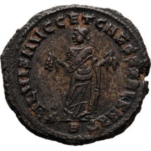 Maximianus Herculius, I.období vlády, 286 - 305, AE Follis, Rv:SALVIS.AVGG.ET.CAES.FEL.KART.
