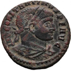 Constantinus I., 307 - 337, AE Follis, Rv:SPQR.OPTIMO.PRINCIPI., RIC.6.350,