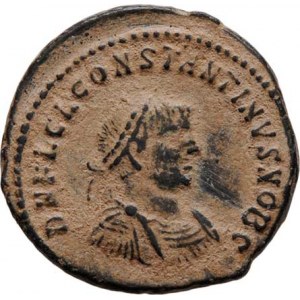 Constantinus II. - jako césar, 317 - 337, AE3, Rv:IOVI.CONSERVATORI., S.neuvádí, RIC.7.55,