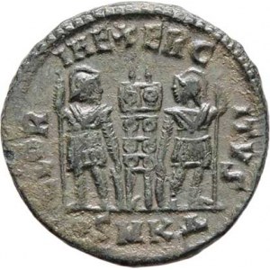Constantinus II. - jako césar, 317 - 337, AE3/4, Rv:GLORIA.EXERCITVS., S.3851, RIC.7.112,