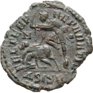 Julianus II. - jako césar, 355 - 360, AE3, Rv:FEL.TEMP.REPARATIO., S.3963, RIC.8.376