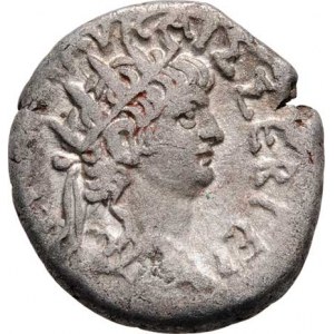 Nero, Egypt, Alexandria, Bil.tetradrachma, rok 12 (= 65/66), hlava Alexandrie