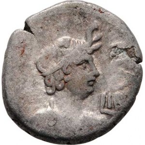 Nero, Egypt, Alexandria, Bil.tetradrachma, rok 12 (= 65/66), hlava Alexandrie