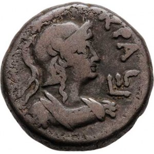Nero, Egypt, Alexandria, Bil.tetradrachma, rok 13 (= 66/67), hlava Romy