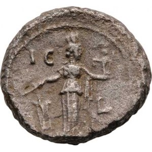 Antoninus Pius, Egypt, Alexandria, Bil.tetradrachma, rok 15 (= 151/152), stojící Tyché
