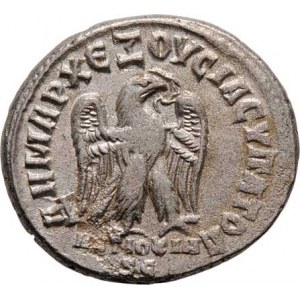 Philippus I., Syria Seleucis, Antiochia ad Orontem, AR Tetradrachma, rok 248/249, sedící orel