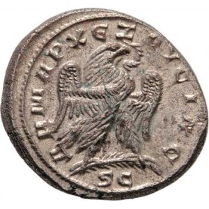 Herennius Etruscus, Syrie, Antiochia ad Orontem, AR Tetradrachma, 5.emise, Rv: orel sedící na