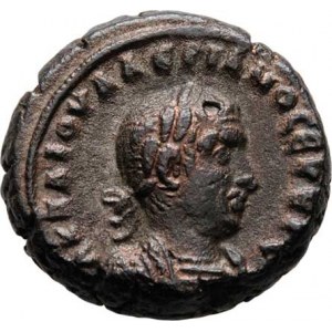 Valerianus I., Egypt, Alexandria, Bil.tetradrachma, rok 4 (= 256/257), stojící Homonoia