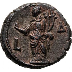 Valerianus I., Egypt, Alexandria, Bil.tetradrachma, rok 4 (= 256/257), stojící Homonoia