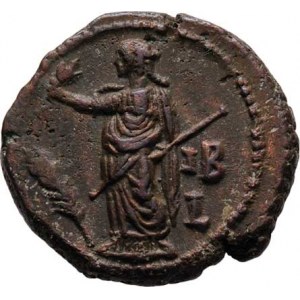 Salonina - manželka Galliena, Egypt, Alexandria, Bil.tetradrachma, rok 12 (=  264/265), stojí